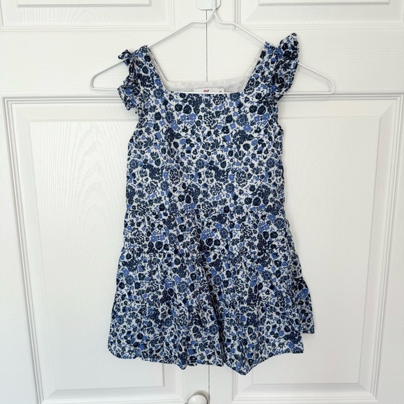 Like New Vineyard Vines Blue Floral Dress Size 4T